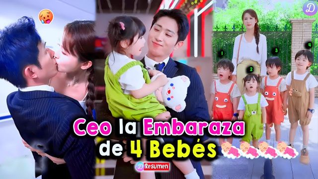 Ella esconde cuatro vidas en su vientre, hasta que su padre, el director ejecutivo, se da cuenta